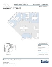 21650 Oxnard St, Woodland Hills, CA à louer Plan d’étage– Image 2 sur 2