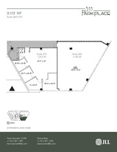 311 Park Place Blvd, Clearwater, FL à louer Plan d’étage– Image 1 sur 2