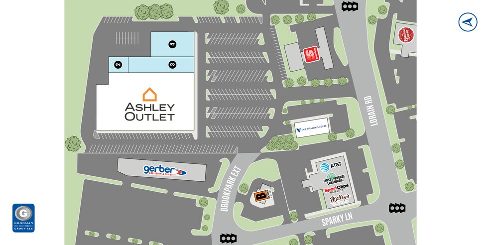 26508-26520 Lorain Rd, North Olmsted, OH à louer - Plan de site – Image 3 sur 4
