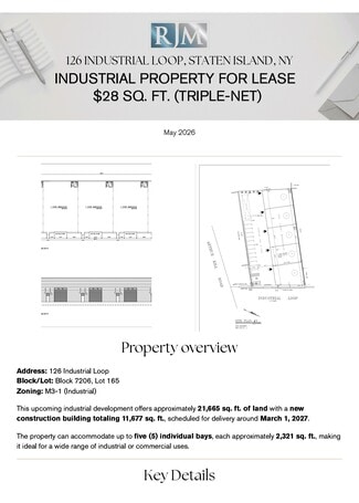 Plus de détails pour 126 Industrial Loop, Staten Island, NY - Industriel/Logistique à louer