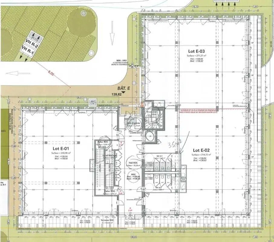 Bureau dans Aix-en-Provence à louer Plan d’étage– Image 1 sur 1