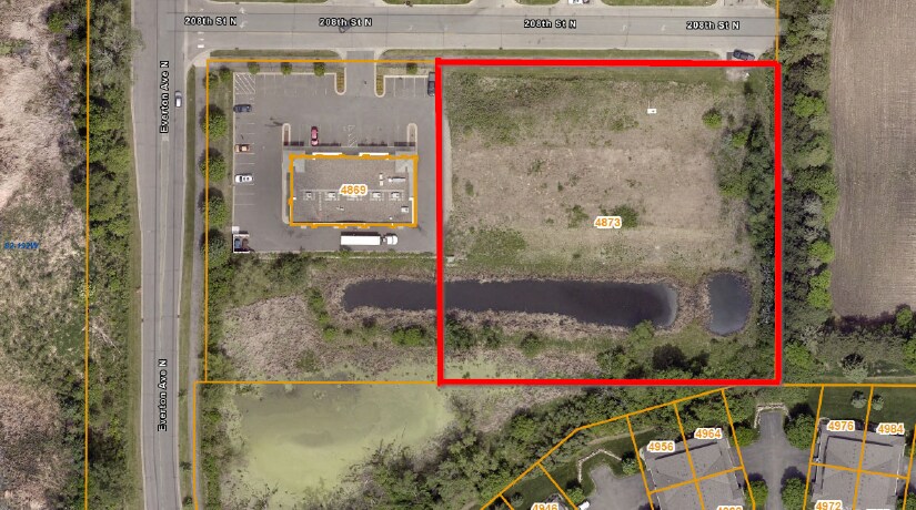 4873 208th St N, Forest Lake, MN à vendre - Aérien – Image 2 sur 2