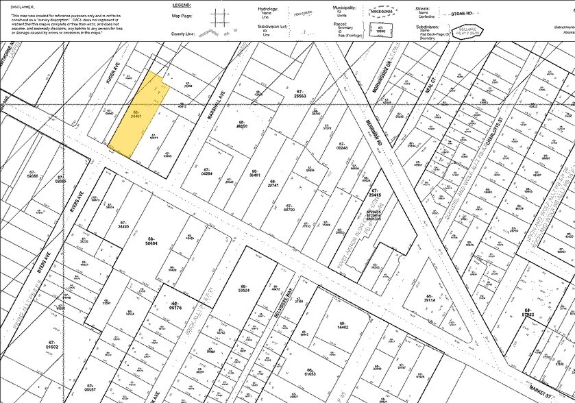697 W Market St, Akron, OH à vendre - Plan cadastral – Image 3 sur 3