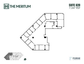 12221 Merit Dr, Dallas, TX à louer Plan d’étage– Image 1 sur 1