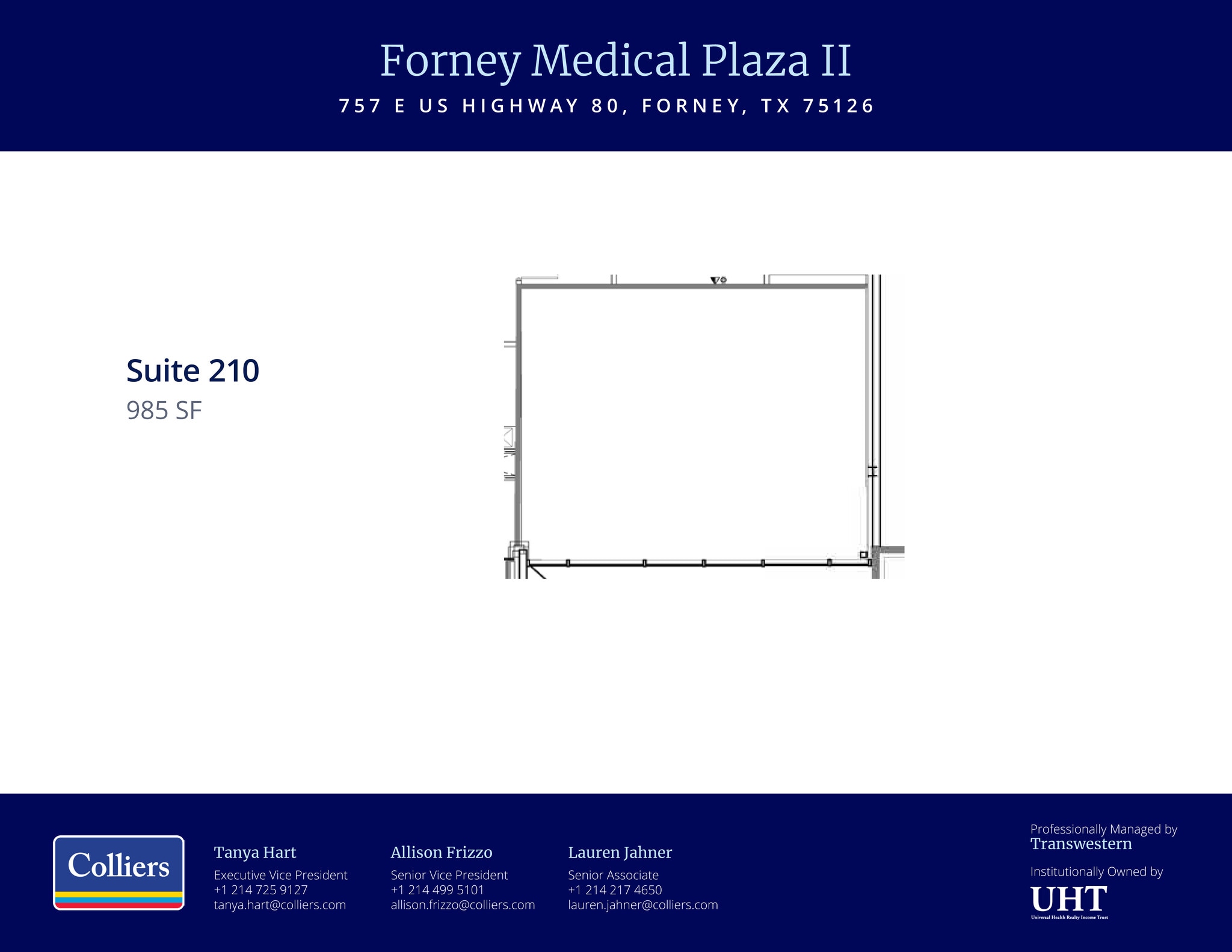 763 E US Highway 80, Forney, TX à louer Plan d’étage– Image 1 sur 1
