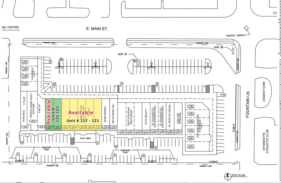 5091-5139 E Main St, Columbus, OH à louer - Plan d’étage – Image 2 sur 10
