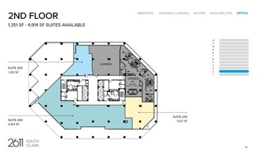 2611 S Clark St, Arlington, VA à louer Plan d’étage– Image 1 sur 1