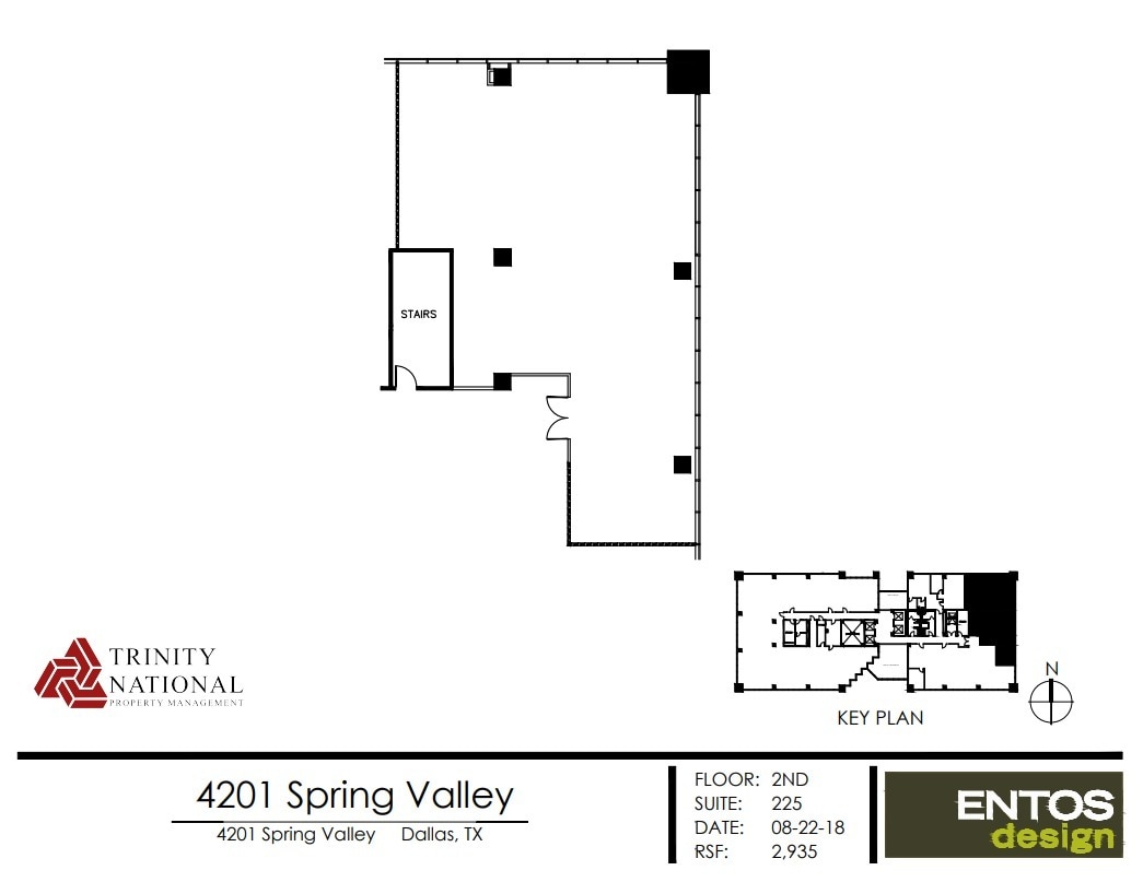 4201 Spring Valley Rd, Dallas, TX à louer Plan d’étage– Image 1 sur 1