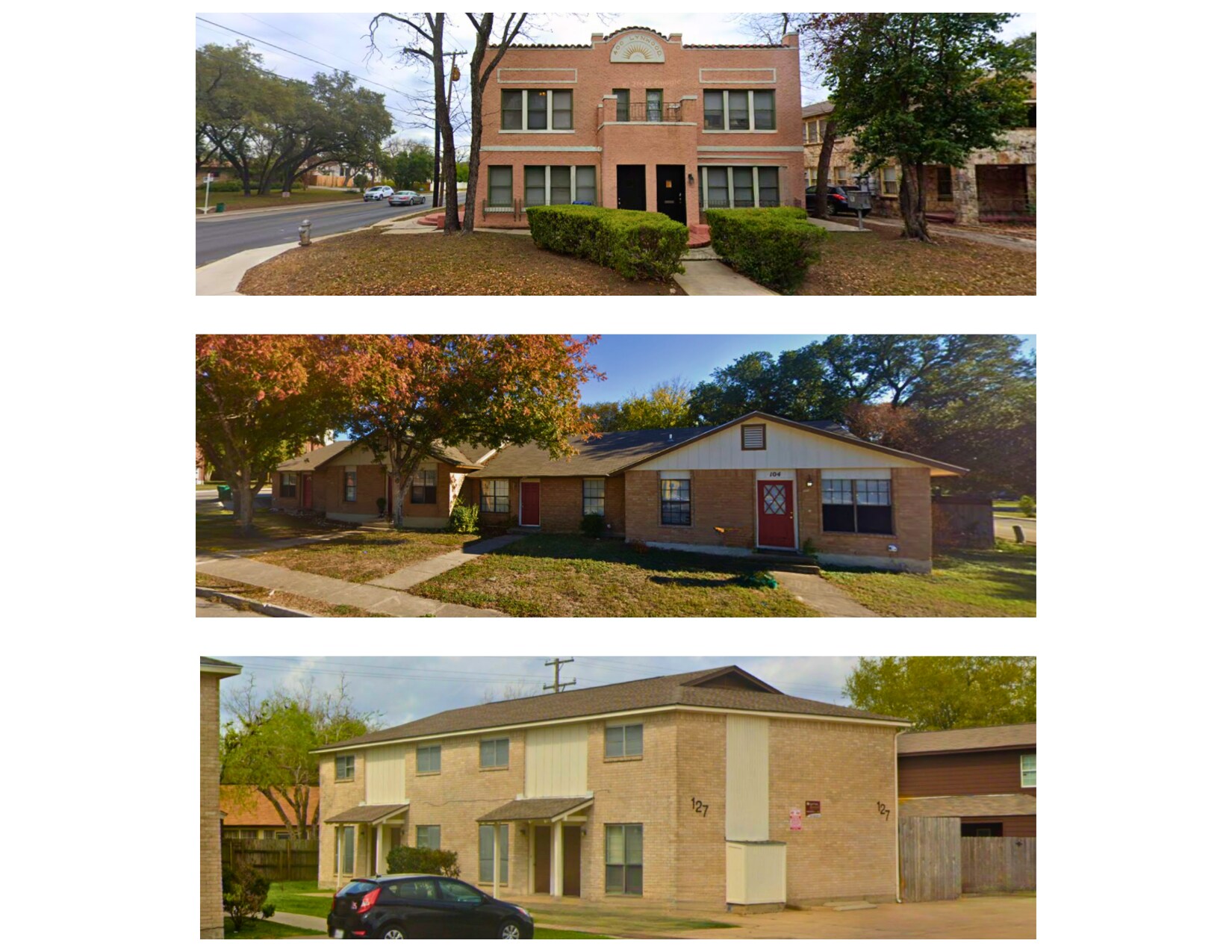 16-Unit Texas Multifamily Portfolio portefeuille de 3 biens à vendre sur LoopNet.fr Photo de l’immeuble– Image 1 sur 40