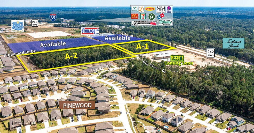 21+Ac Hwy 242 & Big Rivers Rd, New Caney, TX à vendre - Photo de l’immeuble – Image 3 sur 8