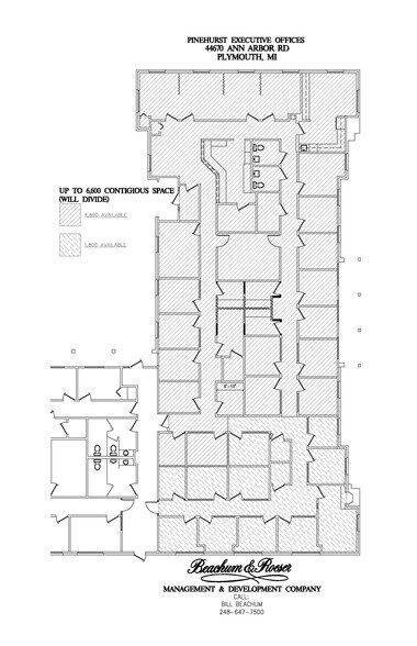 44644 Ann Arbor Rd W, Plymouth, MI à louer - Plan d’étage – Image 2 sur 5