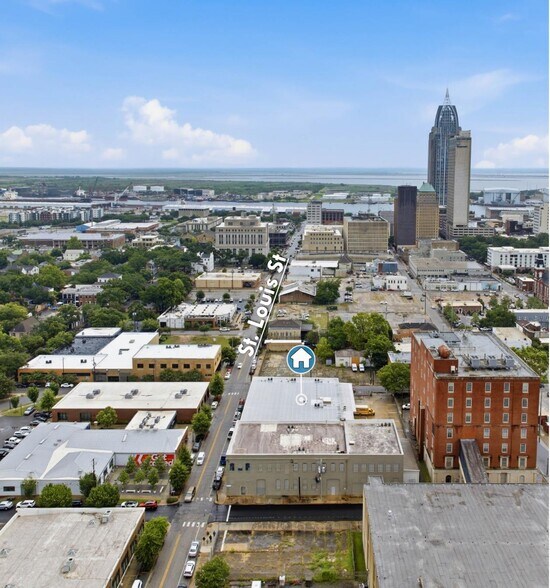 361 St Louis St, Mobile, AL à vendre - Aérien – Image 3 sur 6