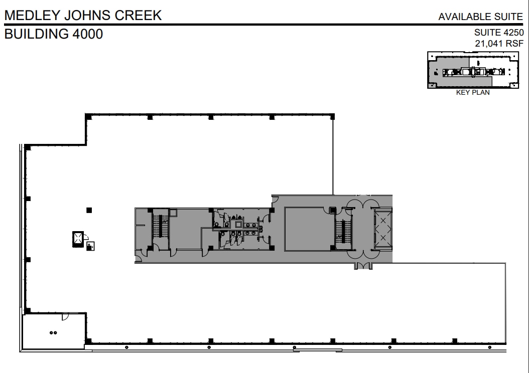 11650 Johns Creek Pky, Johns Creek, GA à louer Plan d’étage– Image 1 sur 1