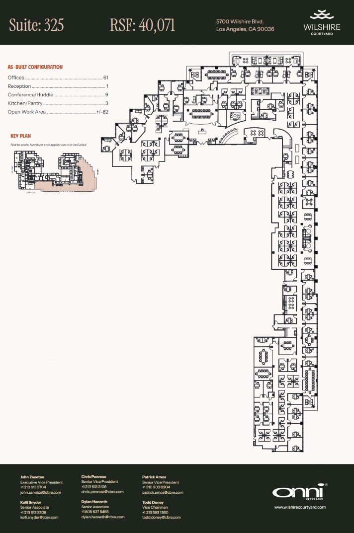 5700 Wilshire Blvd, Los Angeles, CA à louer Plan d’étage– Image 1 sur 1