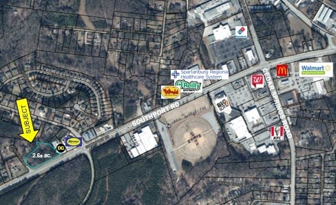 Southport Rd @ Flintridge Ct, Spartanburg, SC à vendre - Photo principale – Image 1 sur 8