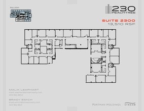 230 Peachtree St NW, Atlanta, GA à louer Plan d’étage– Image 1 sur 1