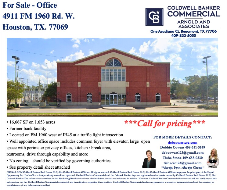 4911 FM 1960 Rd W, Houston, TX à vendre Photo principale– Image 1 sur 6