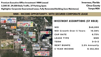 Plus de détails pour 2519 Highway 44 W, Inverness, FL - Bureau à vendre