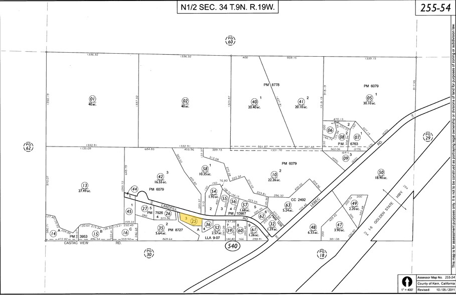 180 Landfill rd, Lebec, CA à vendre - Plan cadastral – Image 2 sur 62