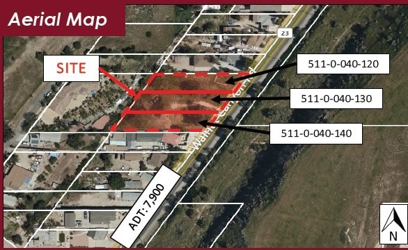 2 Vacant Residential Development Sites portefeuille de 2 biens à vendre sur LoopNet.fr - Aérien – Image 2 sur 2