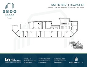 2800 N Central Ave, Phoenix, AZ à louer Plan d’étage– Image 1 sur 1