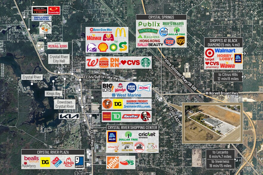 6680 W Gulf To Lake Hwy, Crystal River, FL à vendre - Photo de l’immeuble – Image 3 sur 34