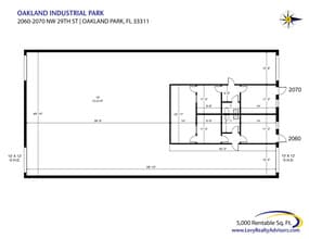 1900-2261 NW 29th St, Oakland Park, FL à louer Plan d’étage– Image 2 sur 2