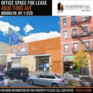 Plus de détails pour 4606-4612 3rd Ave, Brooklyn, NY - Bureau à louer