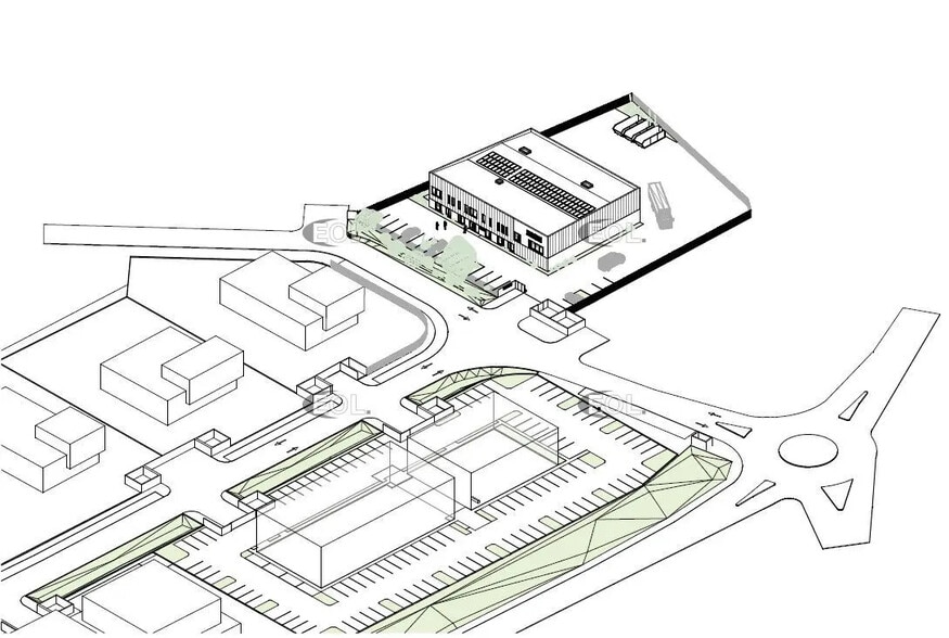 Local d’activités dans Pierrelatte à louer - Plan d’étage – Image 2 sur 5