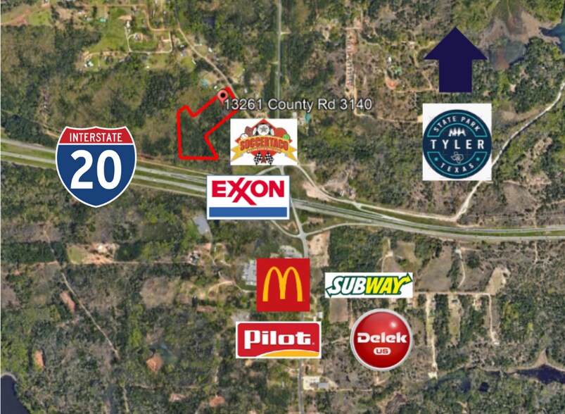 13243 County Road 3140, Tyler, TX à vendre - Aérien – Image 2 sur 9