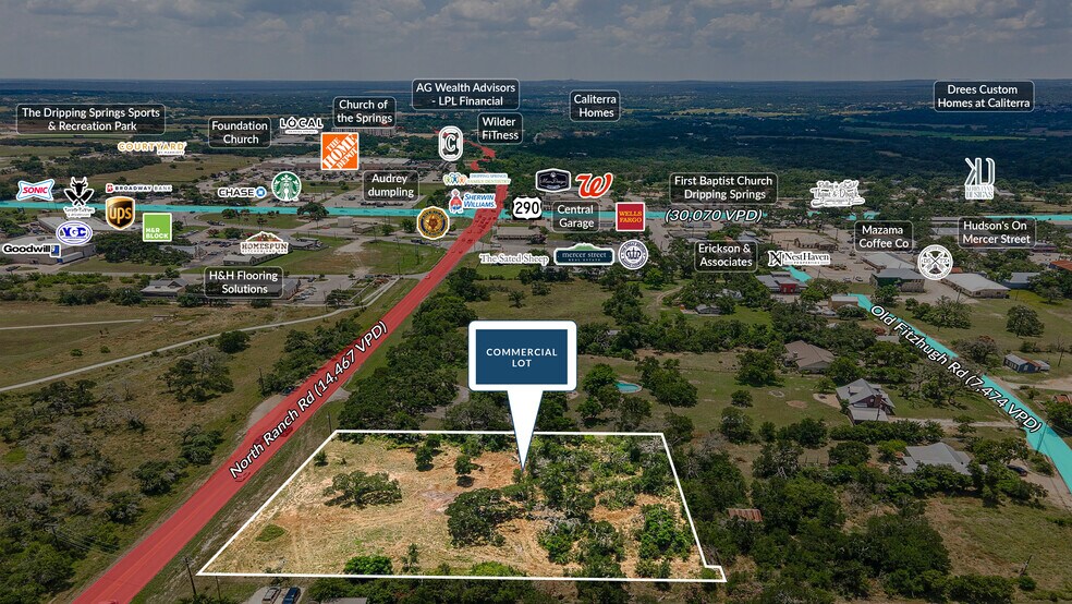 27709 Ranch Road 12, Dripping Springs, TX à vendre - Photo de l’immeuble – Image 2 sur 3