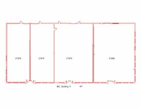 21666 Melrose Ave, Southfield, MI à louer Plan de site– Image 2 sur 2