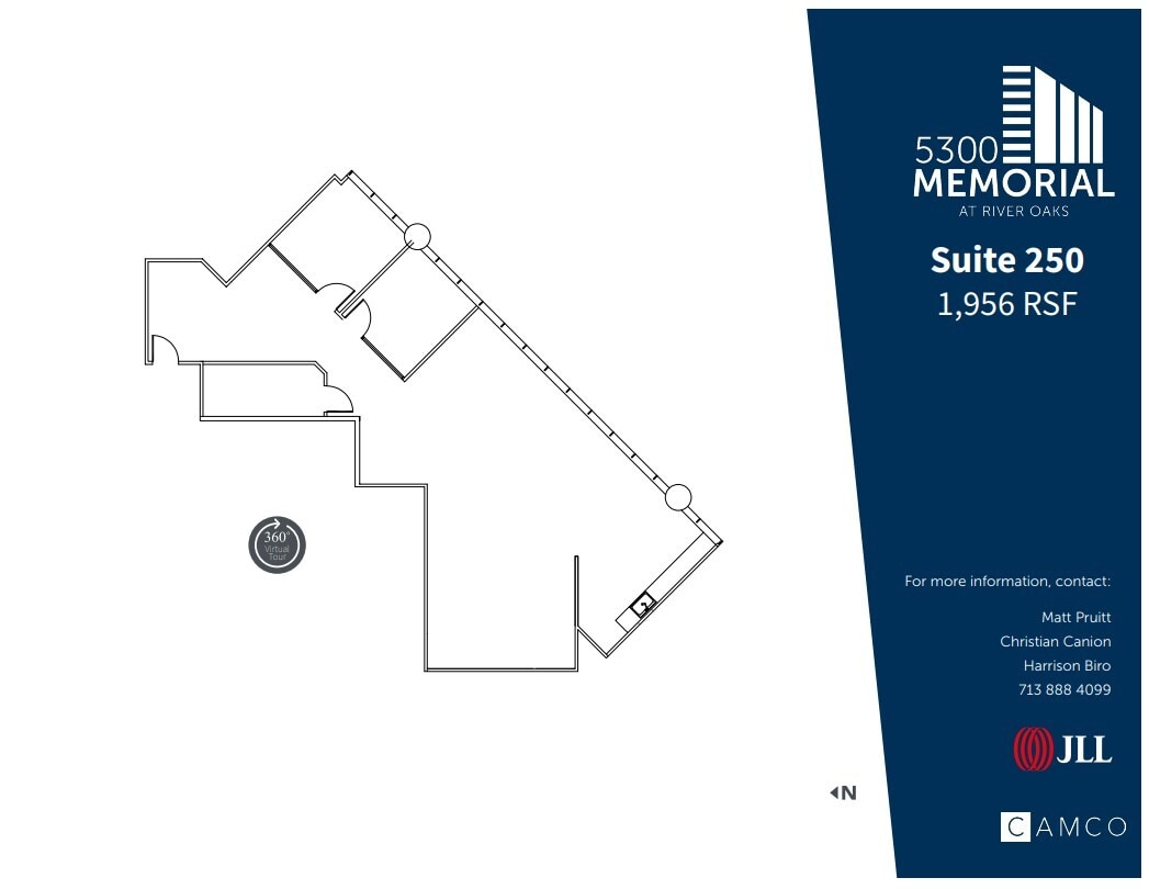 5300 Memorial Dr, Houston, TX à louer Plan d’étage– Image 1 sur 1
