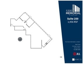 5300 Memorial Dr, Houston, TX à louer Plan d’étage– Image 1 sur 1