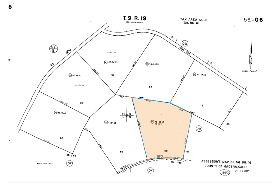 34151 Heiskell Dr, Raymond, CA à vendre - Plan cadastral – Image 2 sur 3