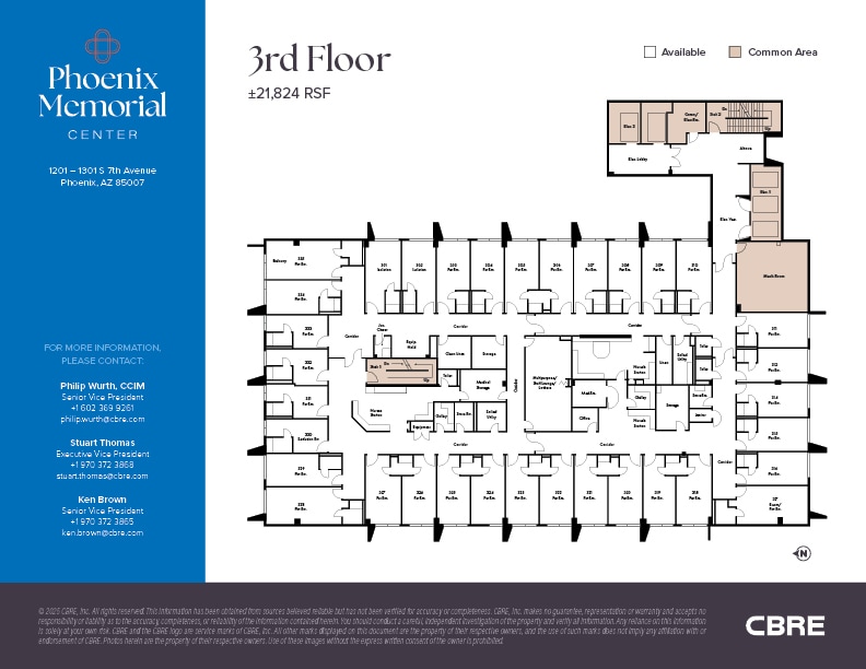 1201 S 7th Ave, Phoenix, AZ à louer Plan d’étage– Image 1 sur 1