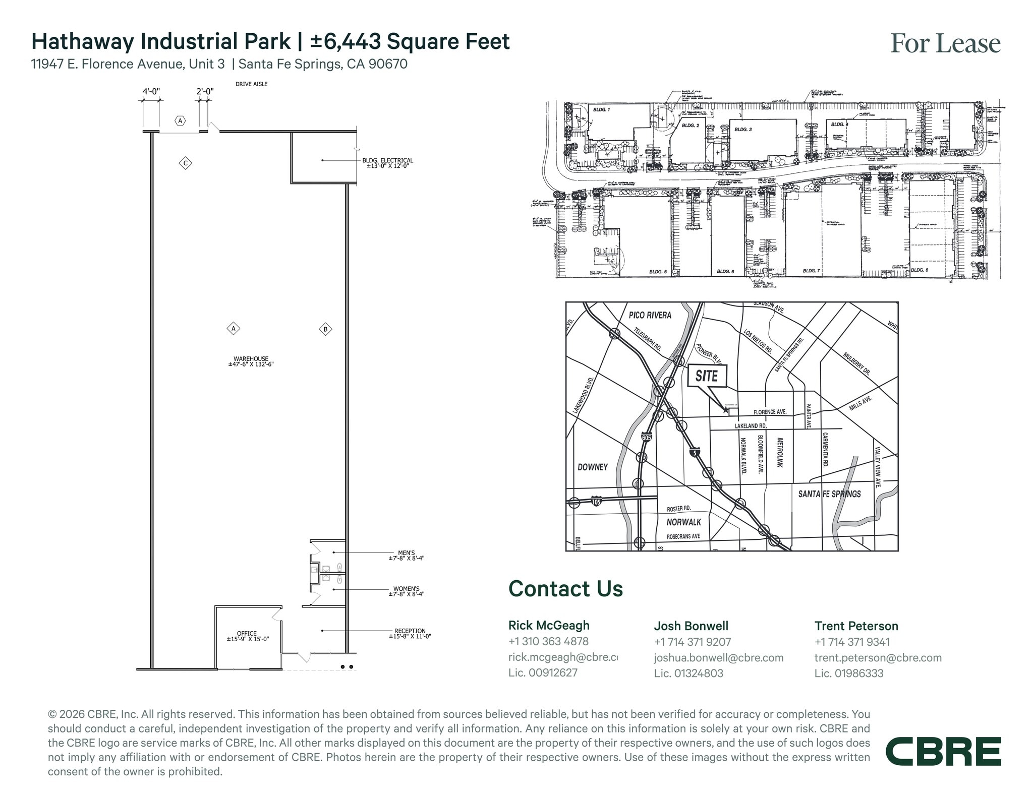 11947 Florence Ave, Santa Fe Springs, CA à louer Plan de site– Image 1 sur 1