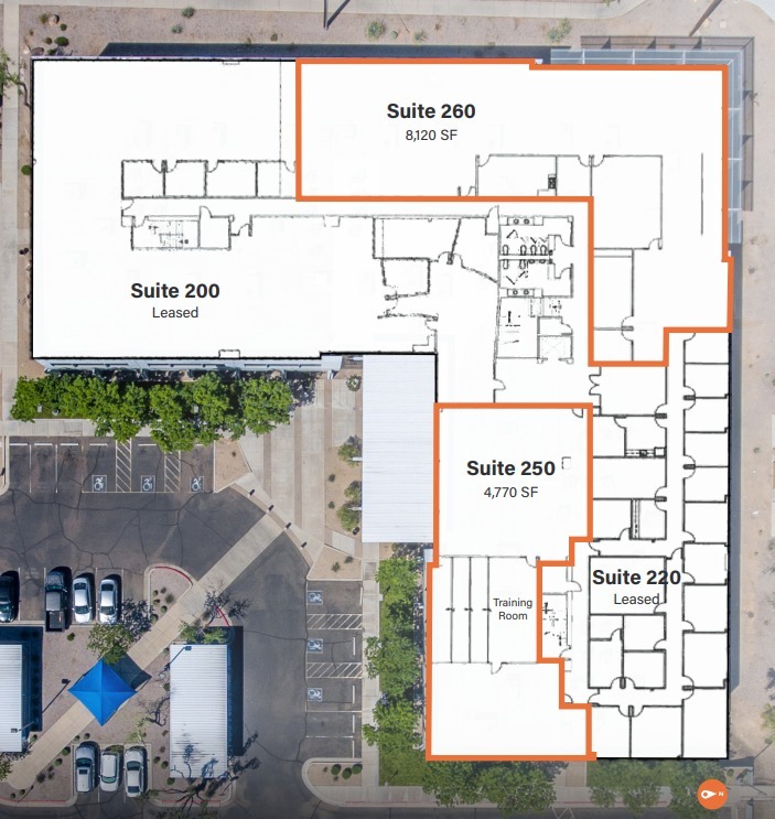 2225 W Peoria Ave, Phoenix, AZ à louer Plan d’étage– Image 1 sur 1