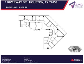 1 Riverway, Houston, TX à louer Plan d’étage– Image 1 sur 1