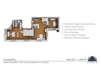 1 East Ave, Lockport, NY à louer Plan de site– Image 2 sur 2