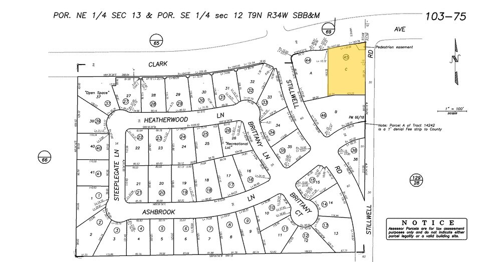 1606 E Clark Ave, Santa Maria, CA à vendre - Plan cadastral – Image 2 sur 2