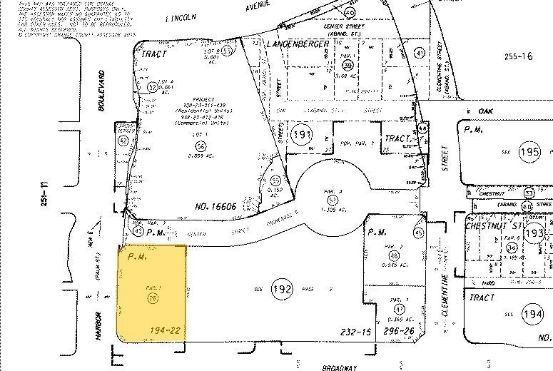 222 S Harbor Blvd, Anaheim, CA à louer - Plan cadastral – Image 2 sur 25