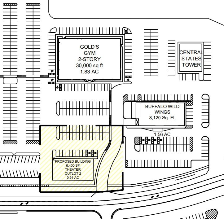 Grand Prairie Outlots – Multiple Pads portefeuille de 5 biens à vendre sur LoopNet.fr Plan de site– Image 1 sur 13