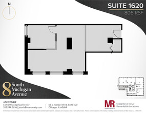 8 S Michigan Ave, Chicago, IL à louer Plan d’étage– Image 1 sur 6