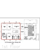 10 Princeton Ave, Rocky Hill, NJ à louer Plan d’étage type– Image 2 sur 3