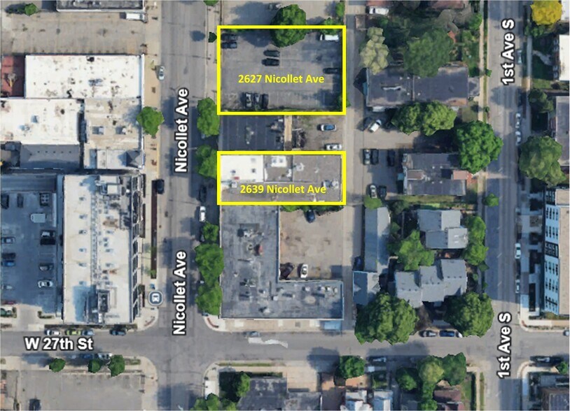 2639-2641 Nicollet Ave, Minneapolis, MN à vendre - Aérien – Image 3 sur 21