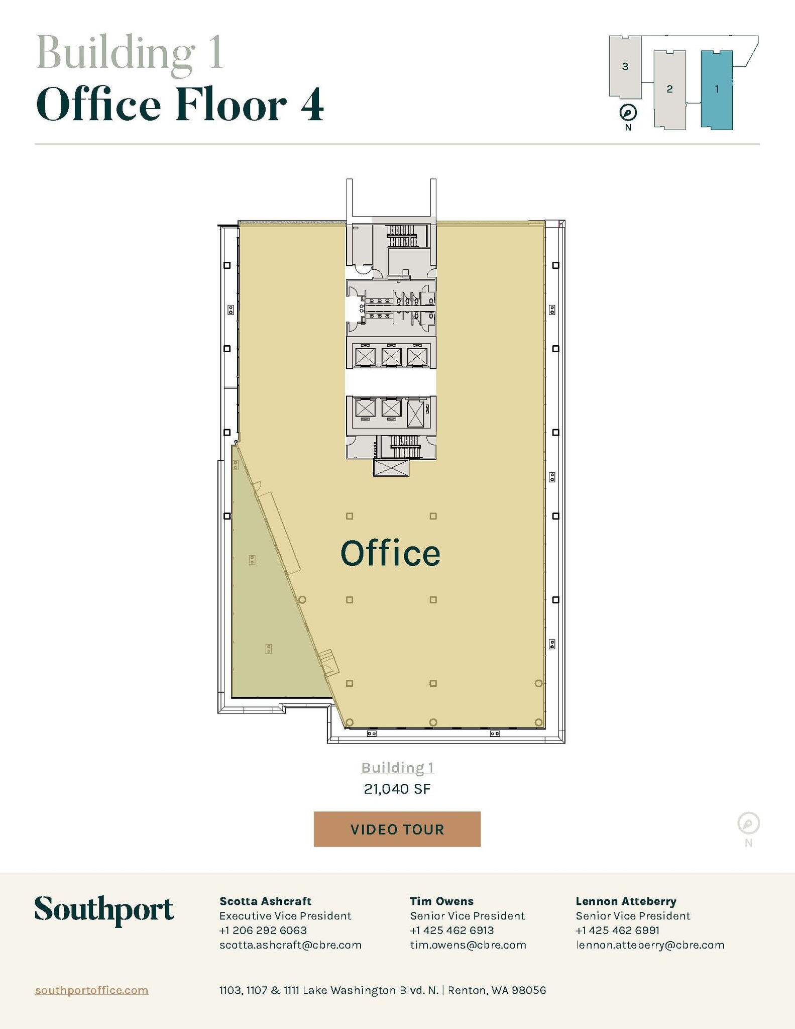1103 Lake Washington Blvd N, Renton, WA à vendre Plan d’étage– Image 1 sur 1