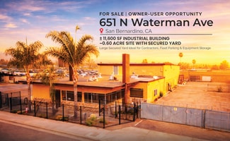 Plus de détails pour 651 N Waterman Ave, San Bernardino, CA - Local commercial à vendre