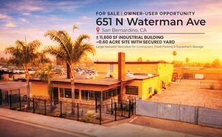 Plus de détails pour 651 N Waterman Ave, San Bernardino, CA - Local commercial à vendre