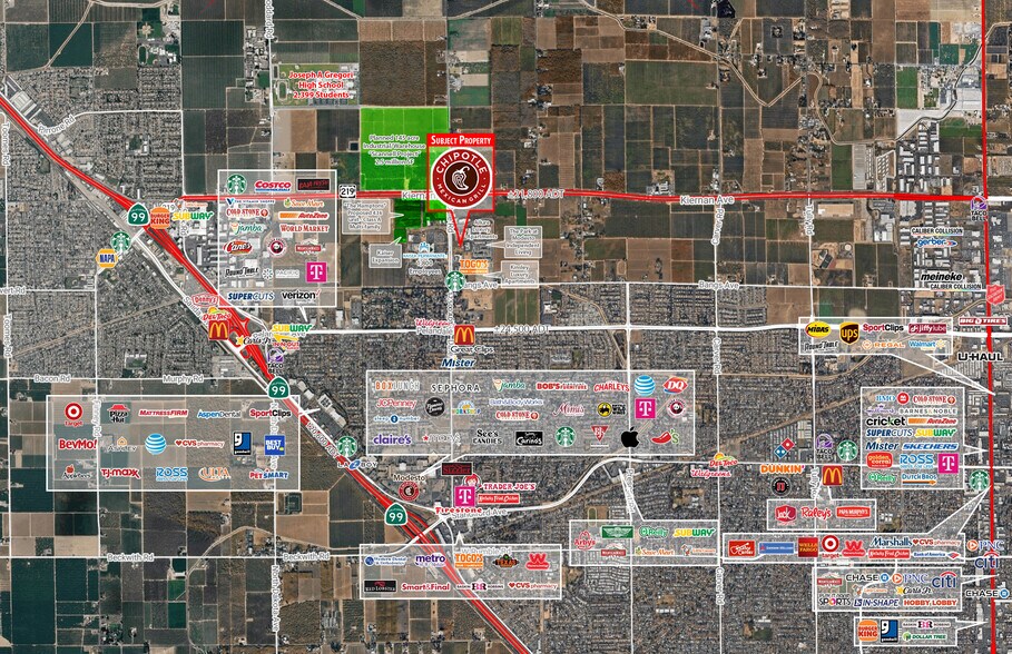 4620 Dale Rd, Modesto, CA à vendre - Aérien – Image 3 sur 12